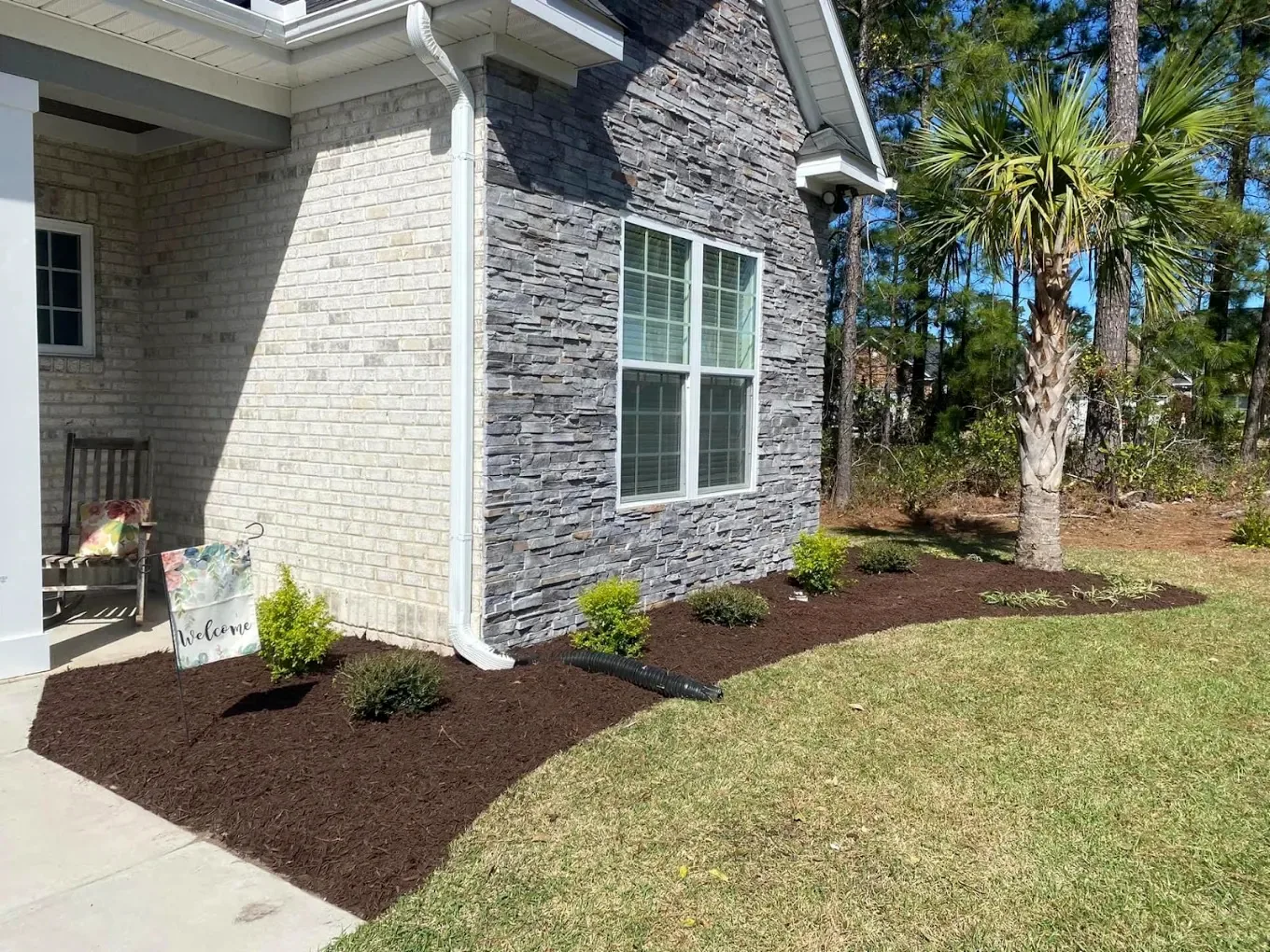Foundation bed detail